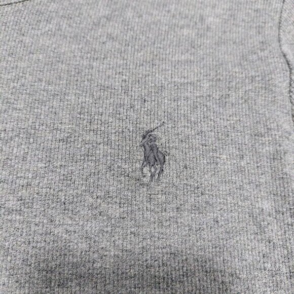 Polo Ralph Lauren Super Light Ribbed Waffle Utility Base Layer Top Gray XL - Picture 3 of 10